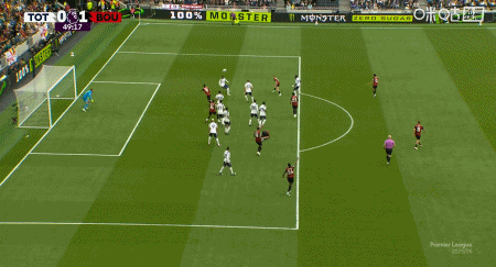 伯恩茅斯1-0托特纳姆热刺，埃万尼尔松制胜